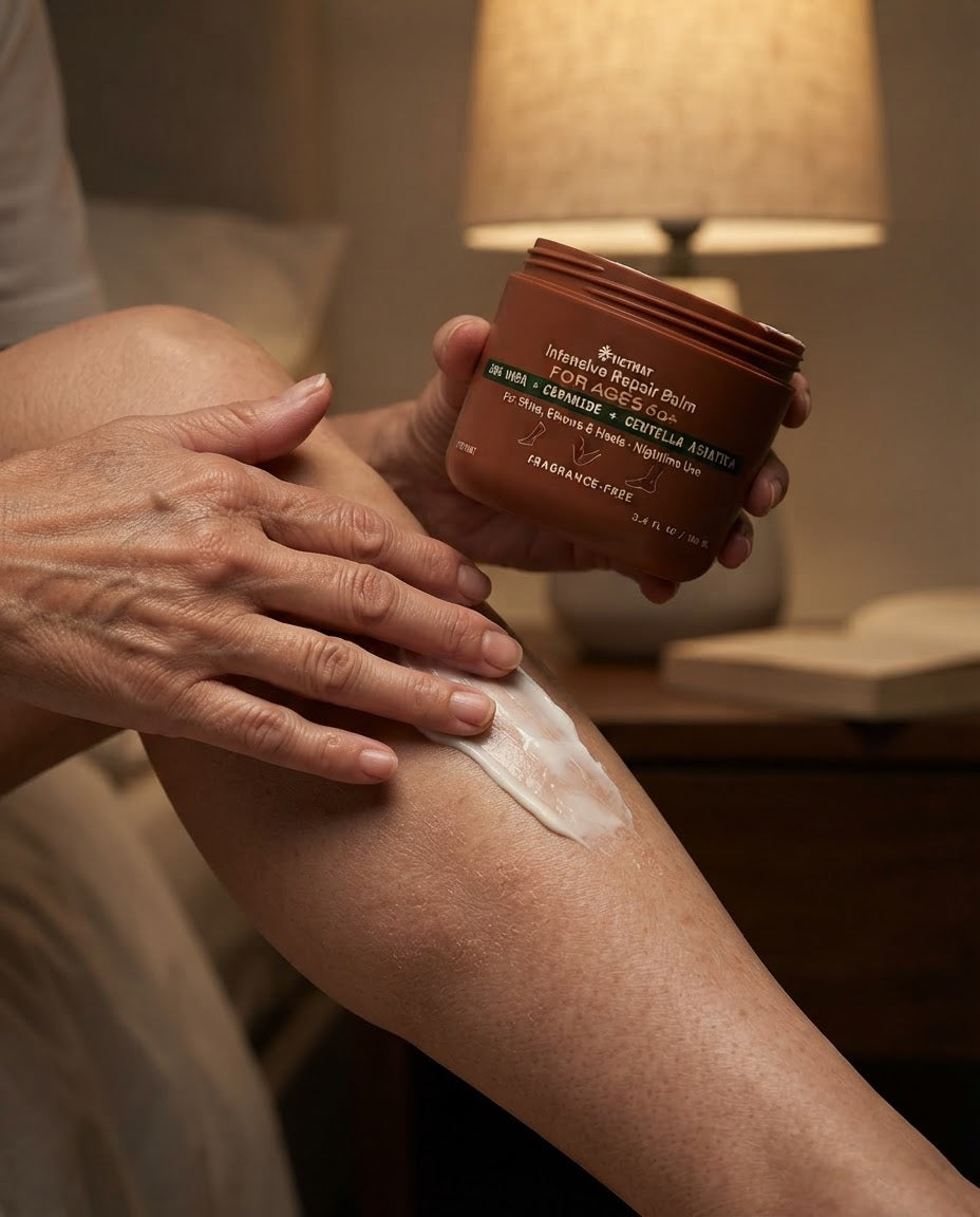 VIETNAT Intensive Repair Balm with 20% Urea +Ceramide + Centella Asiatica | For Skin 60+ Shins, Elbows & Heels | 3,4 FL OZ / 100 ML