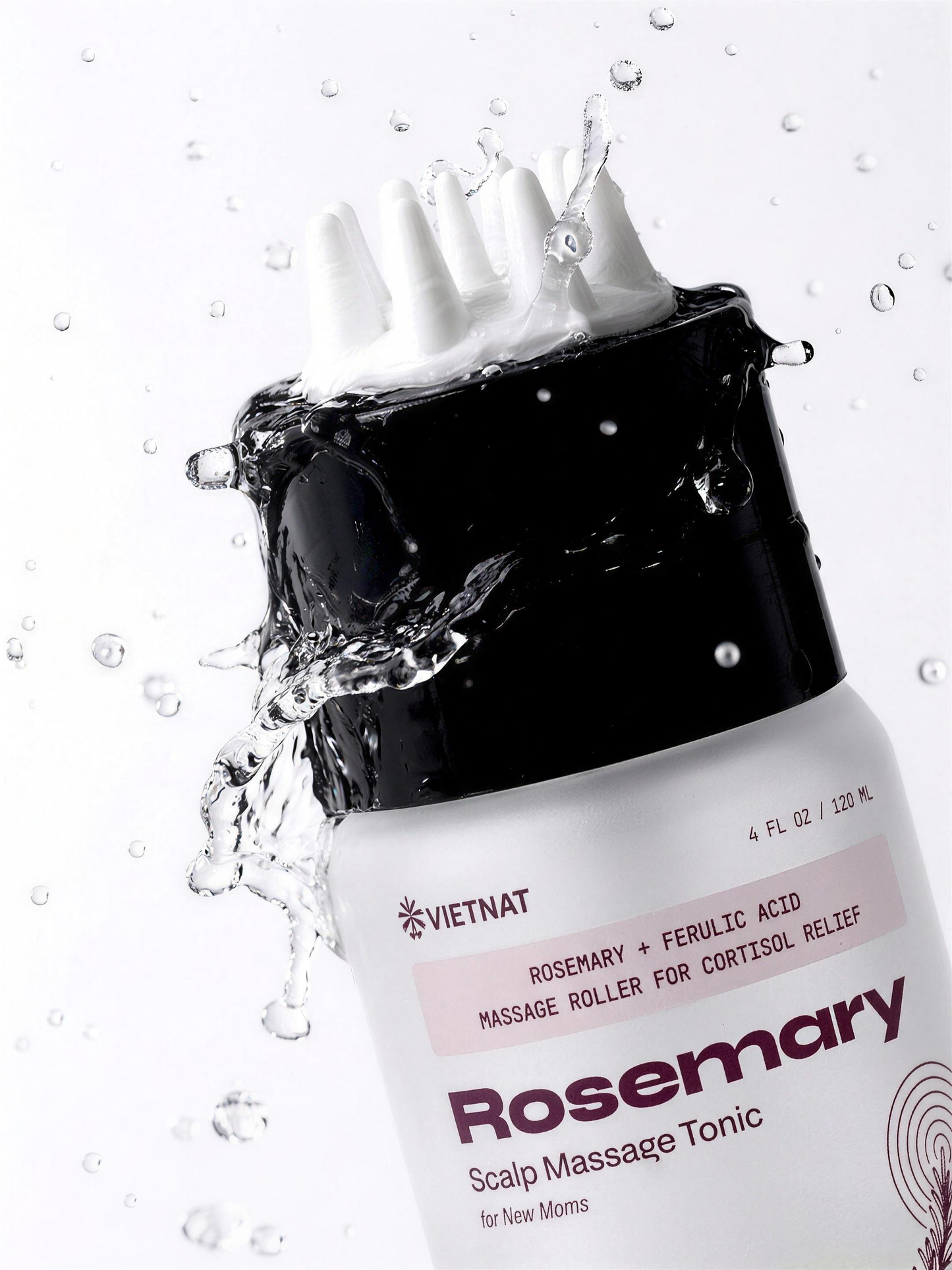 VIETNAT Rosemary Scalp Massage Tonic for New Moms with Ferulic Acid