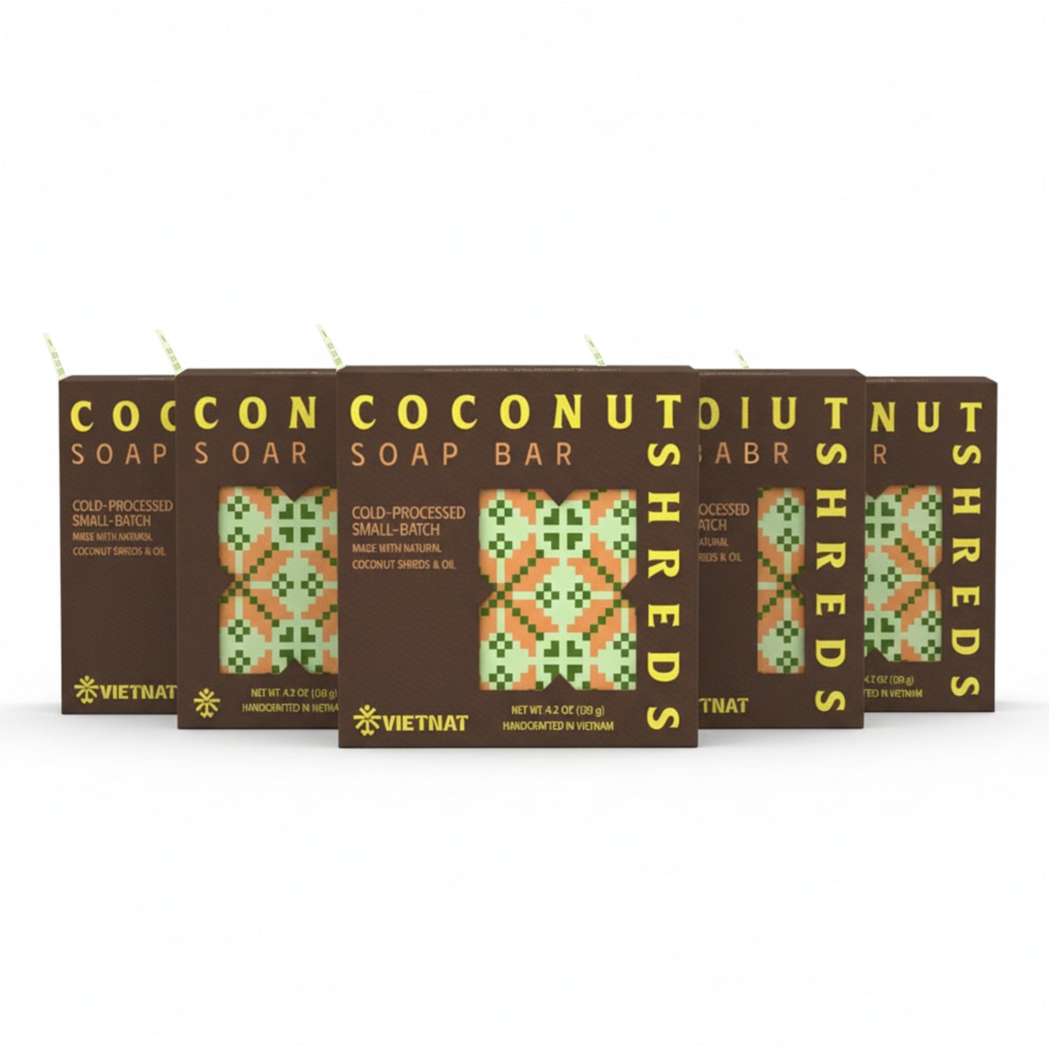 Coconut Body Scrub Soap Bar for Glowing Skin – Gentle Exfoliation & Deep Hydration with Coconut Oil & Beeswax