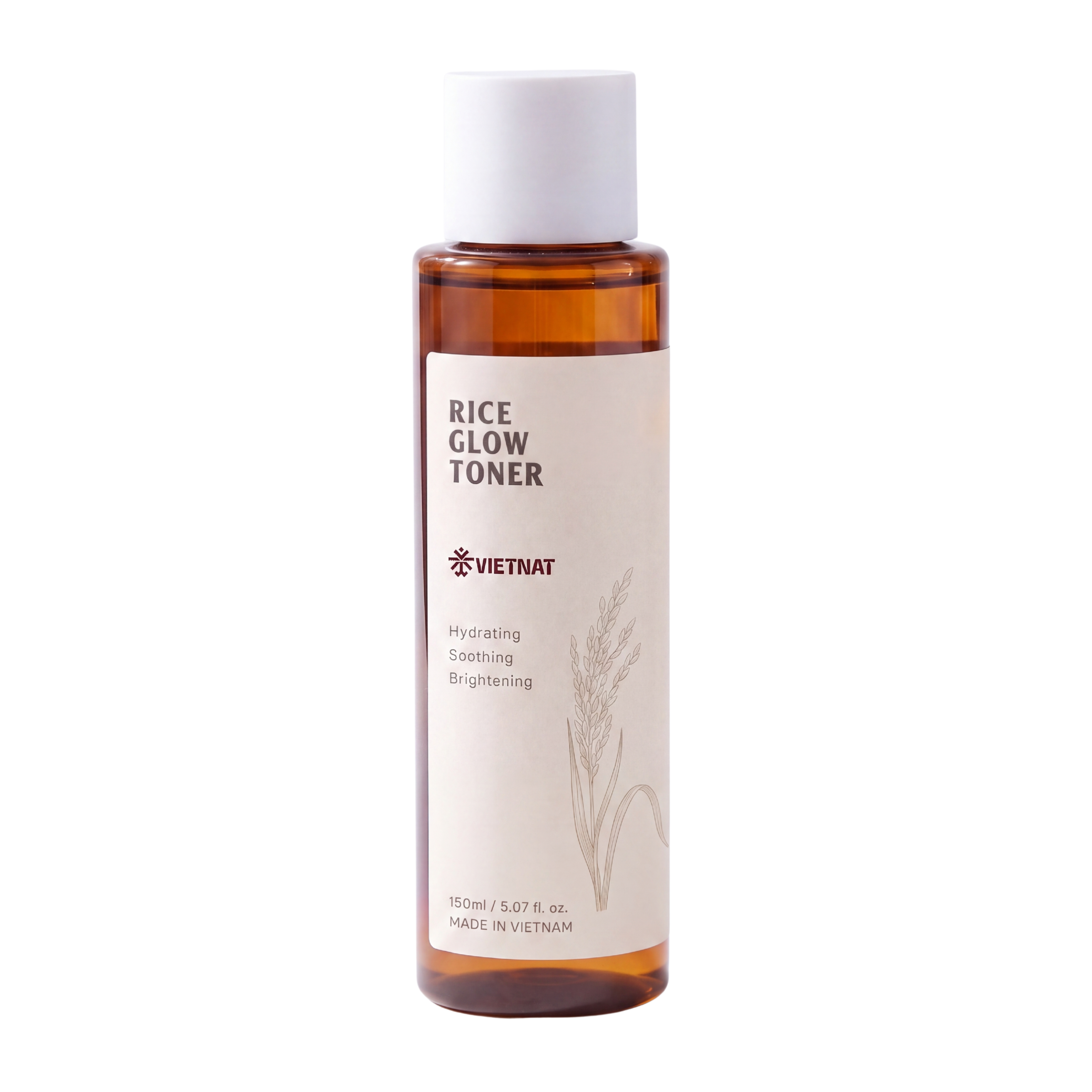 Vietnat Rice Glow Hydrating & Brightening Toner with Niacinamide, Glycerin & Rice Extract