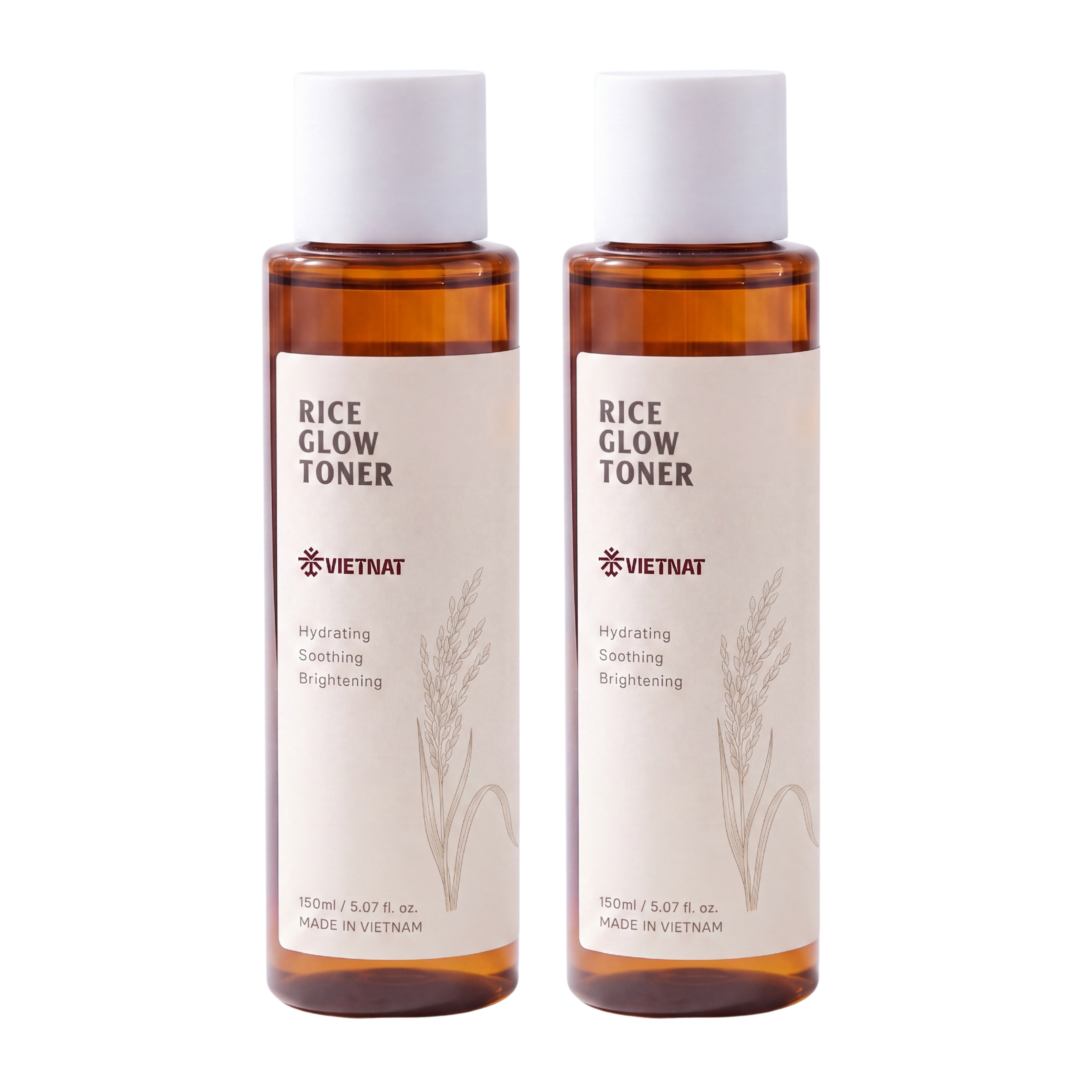Vietnat Rice Glow Hydrating & Brightening Toner with Niacinamide, Glycerin & Rice Extract
