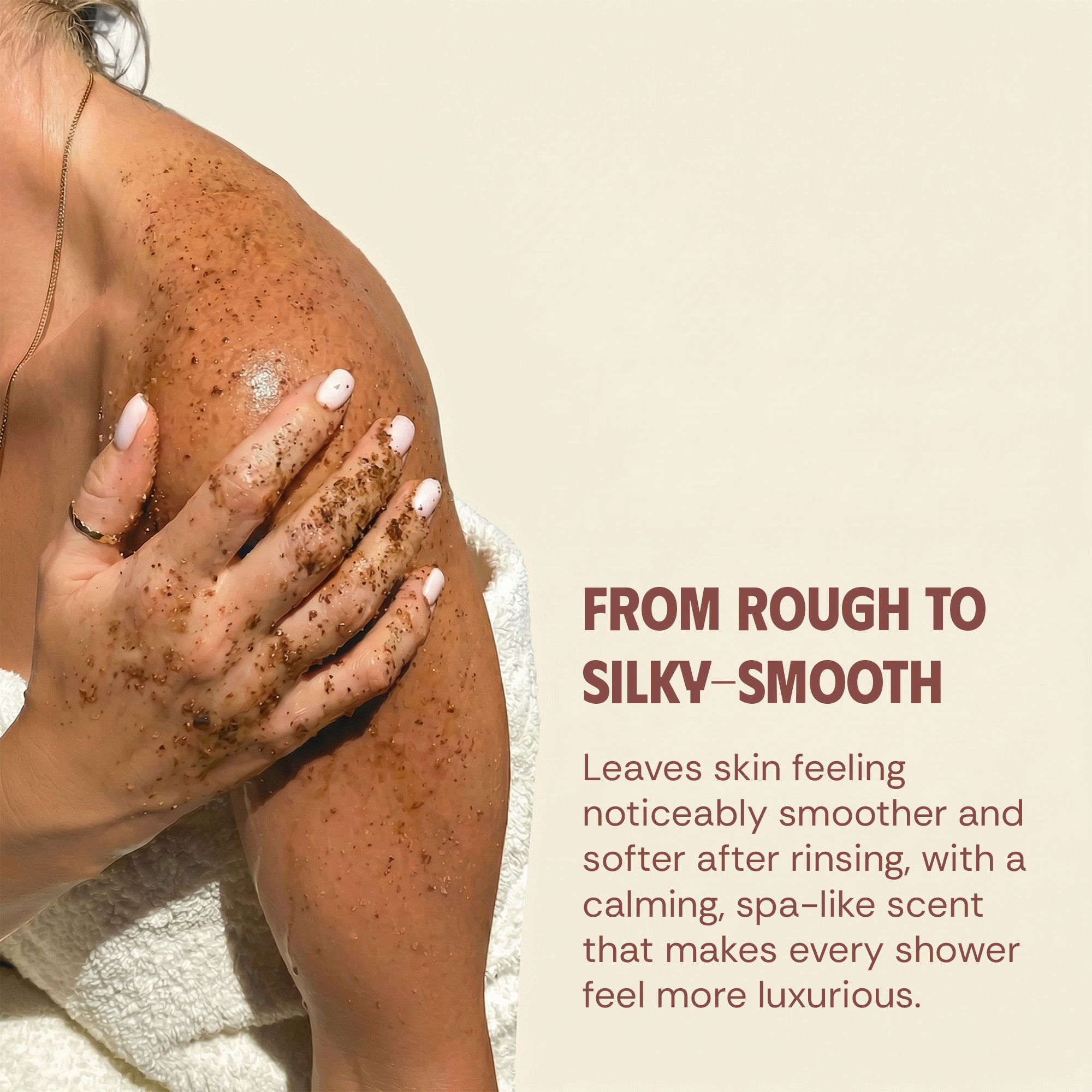 VIETNAT Brown Sugar Body Scrub 8.8 oz (250g) - Exfoliating Scrub with Coconut Shreds & Vitamins C, E & B5 - Smooths Rough Texture for Softer-Looking Skin - Clean-Rinse Paste