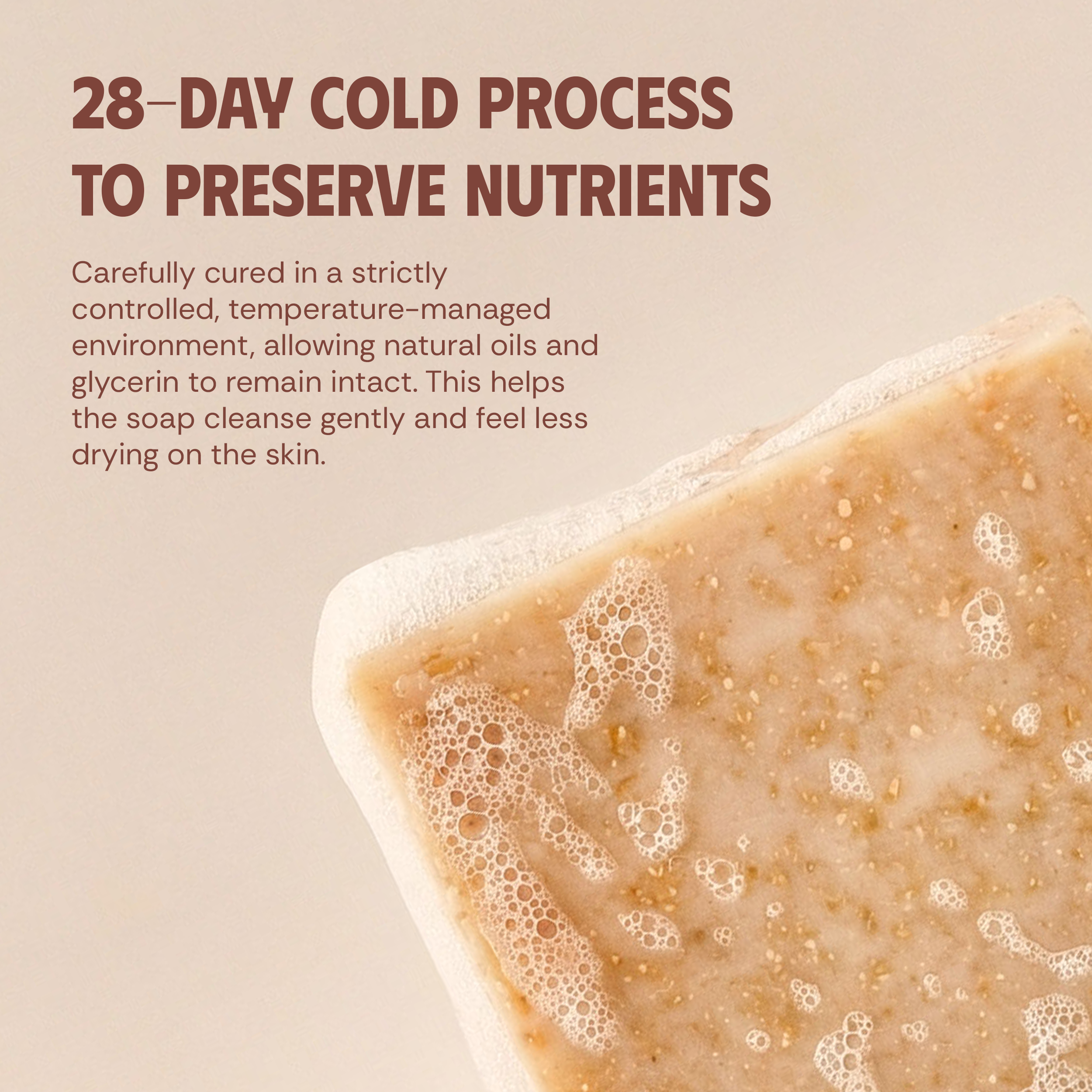 VIETNAT Coconut Shreds Soap Bar 4.2 oz (120g) 2-in-1 Exfoliating Body Soap for Dry, Rough & Strawberry Skin Texture - Creamy Coconut Lather - Cold Process Handmade in Vietnam