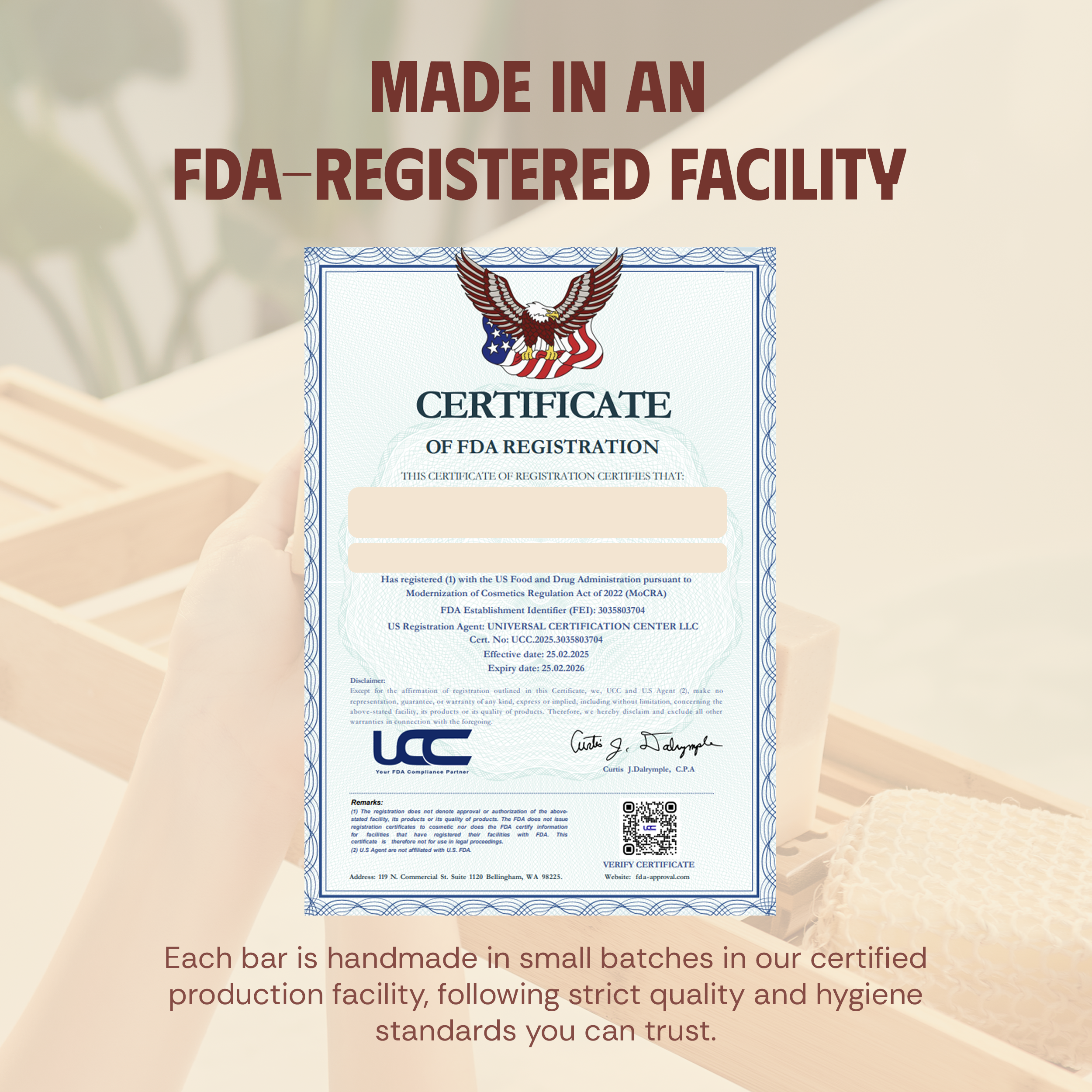 VIETNAT Brown Rice & Coconut Milk Soap Bar (4.2 oz) (120g) - Smoothing Exfoliating Body Soap for Arms & Legs - Cold Process Handmade Bars with Coconut Oil, Made in Vietnam