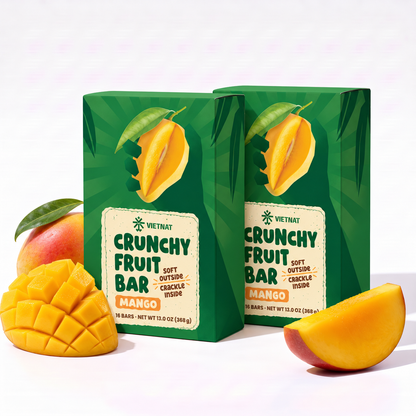 Crunchy Fruit Bar Mango — two boxes