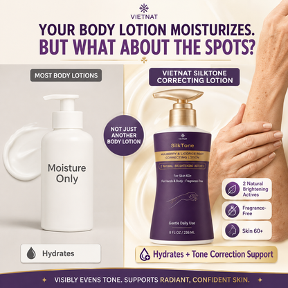VIETNAT SilkTone Mulberry & Licorice Root Correcting Lotion | For Skin 60+, 8FL OZ/236ML