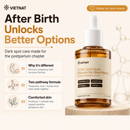 VIETNAT — TXA Dark Spot Serum for New Moms with Tranexamic Acid & Azelaic Acid, Formulated for After Birth