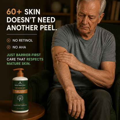 VIETNAT Barrier Repair Cream with 10% Urea + Ceramide + Centella Asiatica | For Age 60+, 12 FL OZ / 355 ML