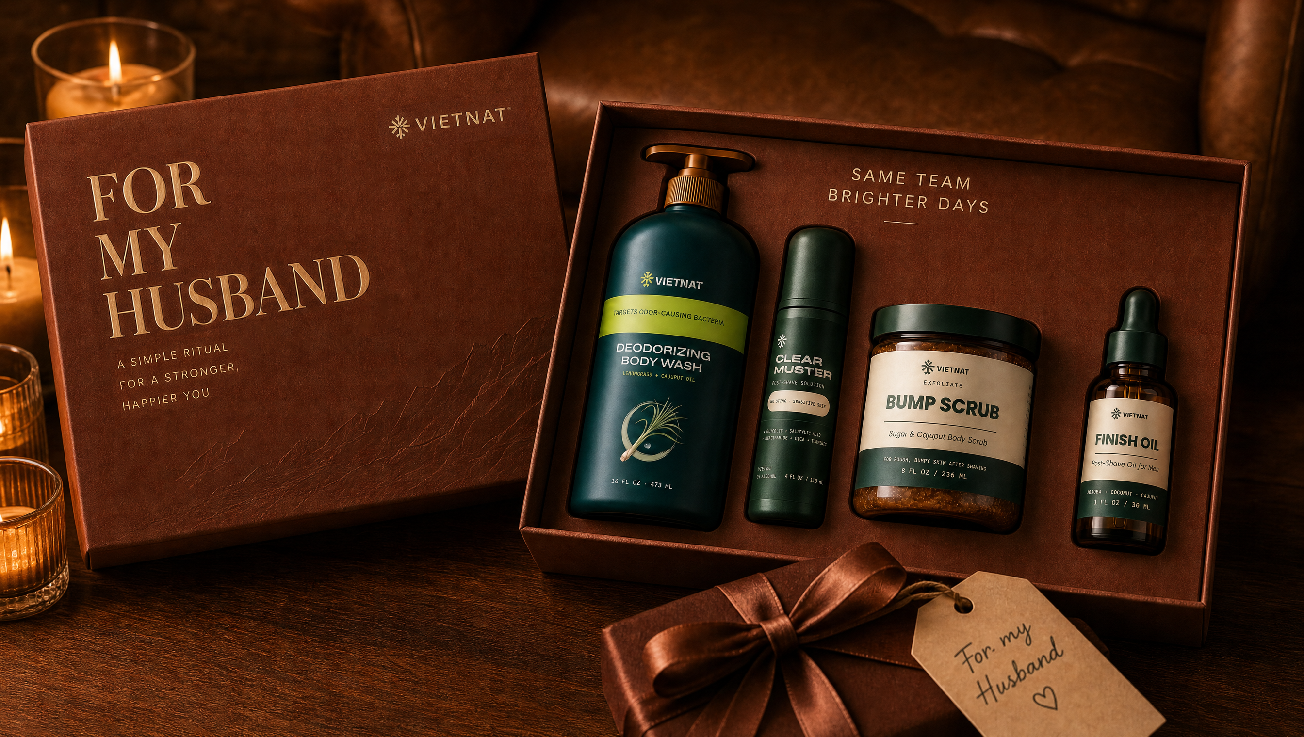 Vietnat Shower to Shave Grooming Kit for Men
