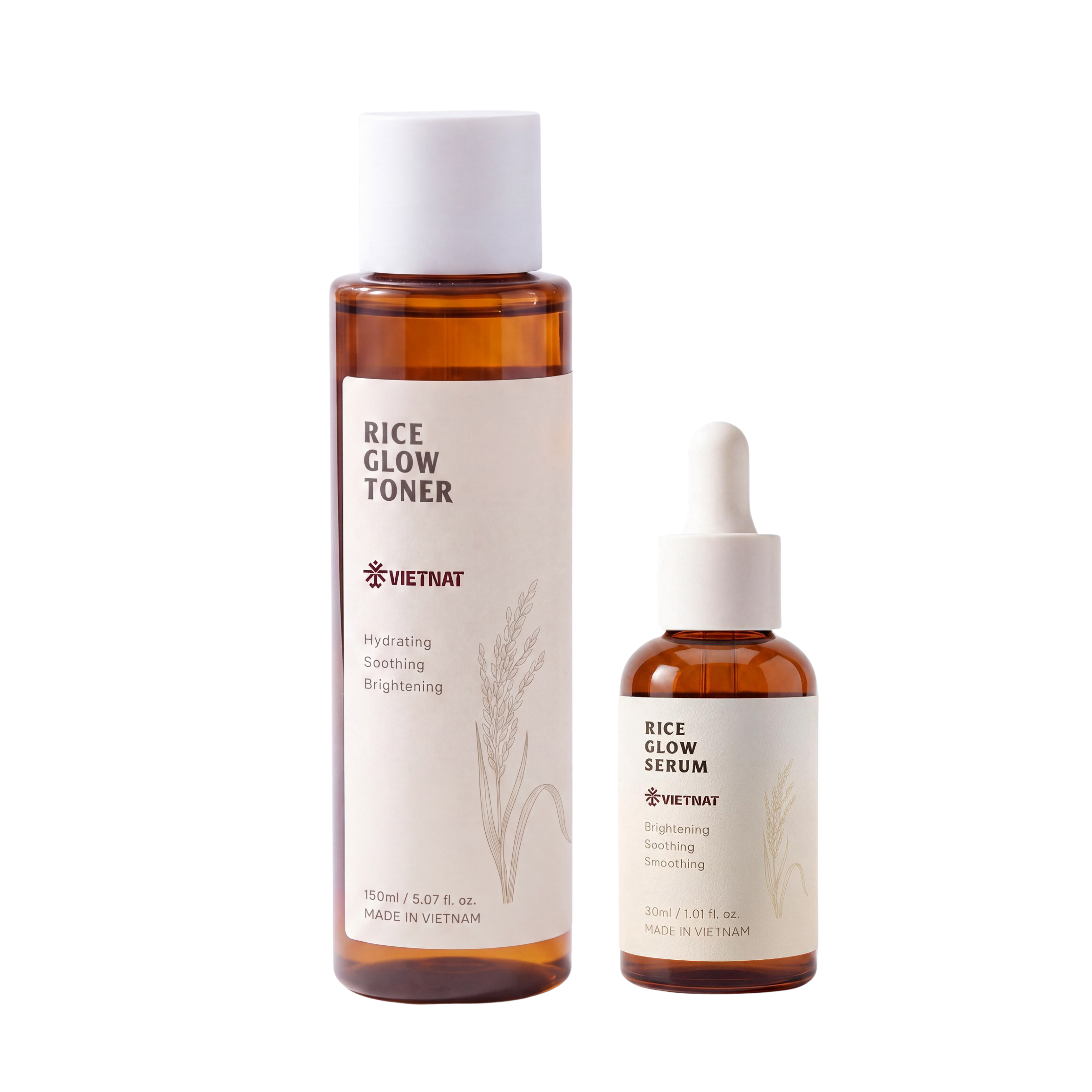 Vietnat Rice Glow Brightening Serum with TXA, Niacinamide & Rice Extract