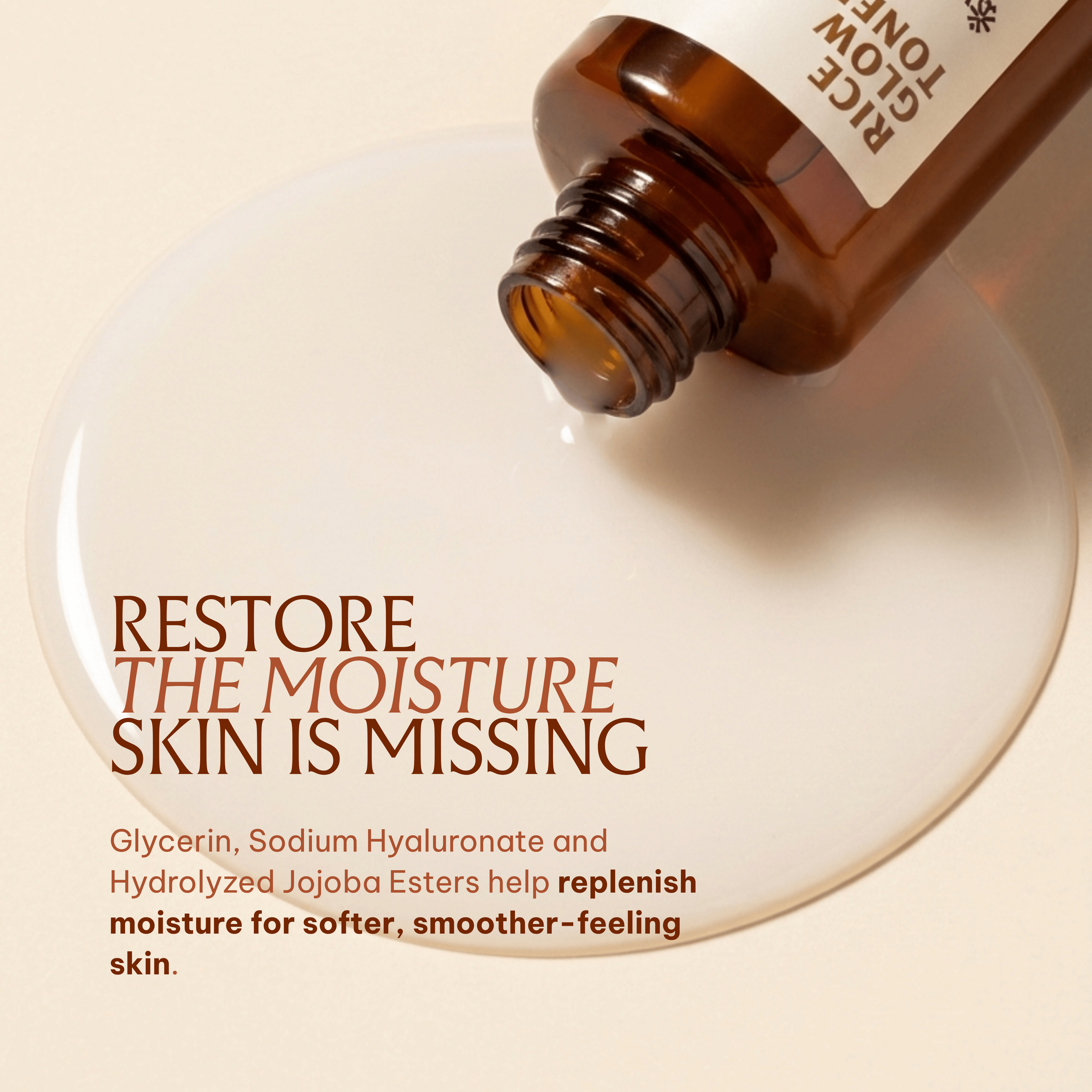 Vietnat Rice Glow Hydrating & Brightening Toner with Niacinamide, Glycerin & Rice Extract