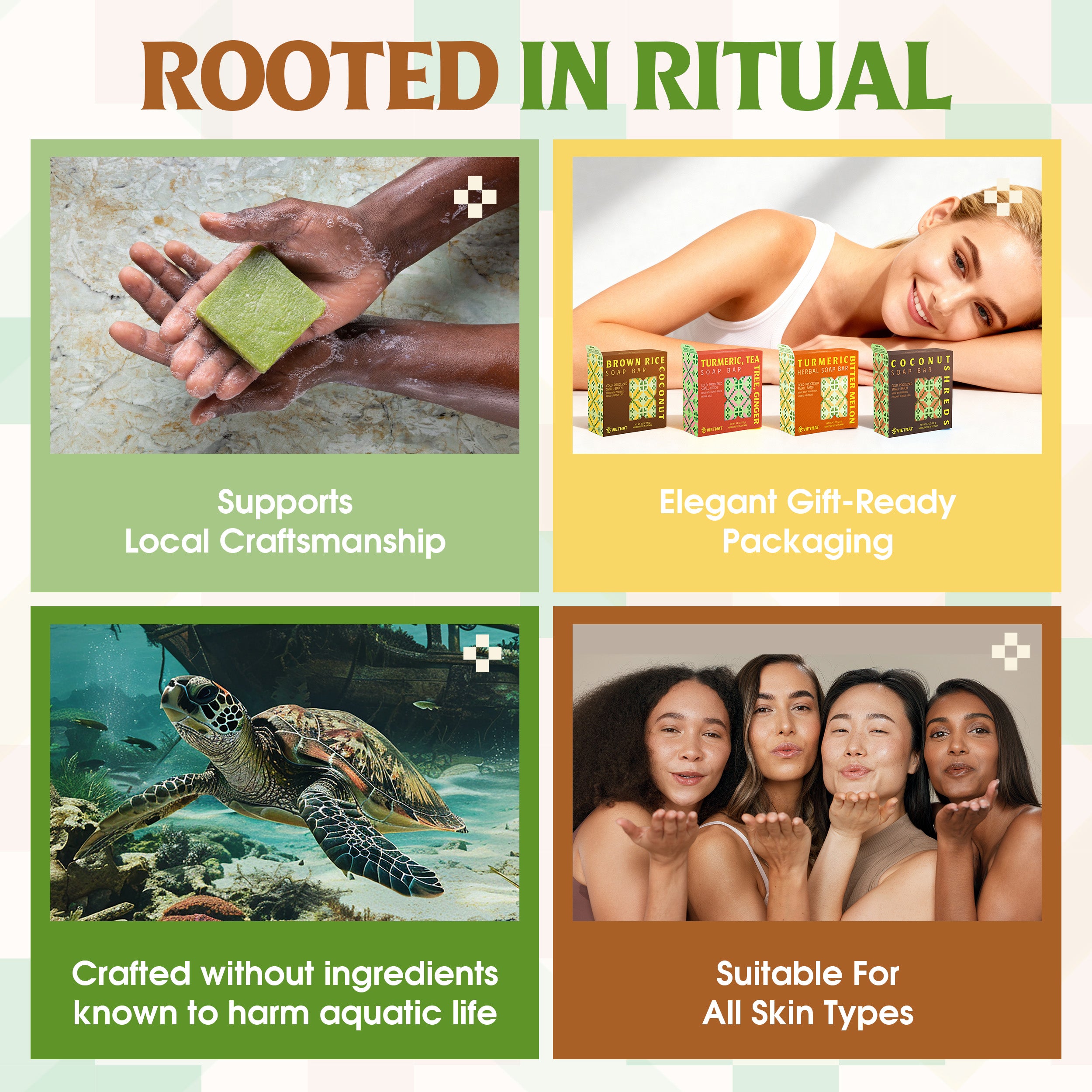 Brown Rice & Coconut Milk Soap Bar – Natural Exfoliating & Hydrating Skincare