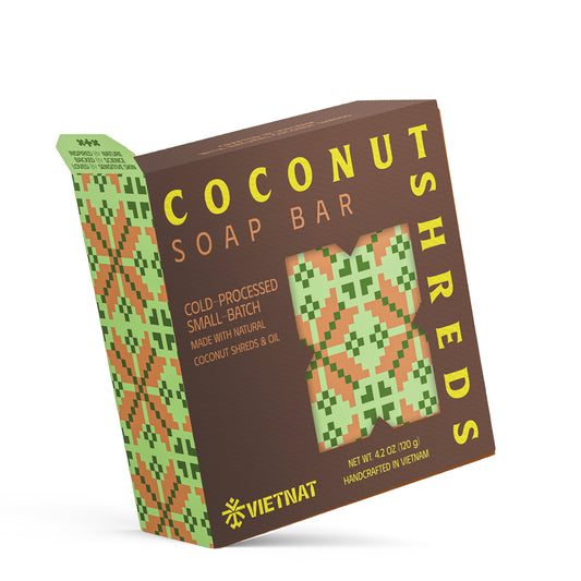 Coconut Body Scrub Soap Bar for Glowing Skin – Gentle Exfoliation & Deep Hydration with Coconut Oil & Beeswax