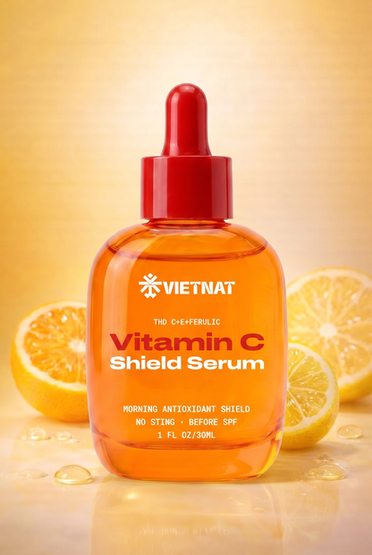 VIETNAT Vitamin C Shield Serum for New Moms — The Morning Step Melasma-Prone Skin Shouldn't Skip | 1 Fl Oz