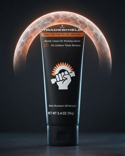 Broad spectrum UV barrier arcing over the TradeShield tube