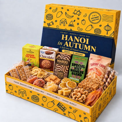 The Hanoi in Autumn box, opened